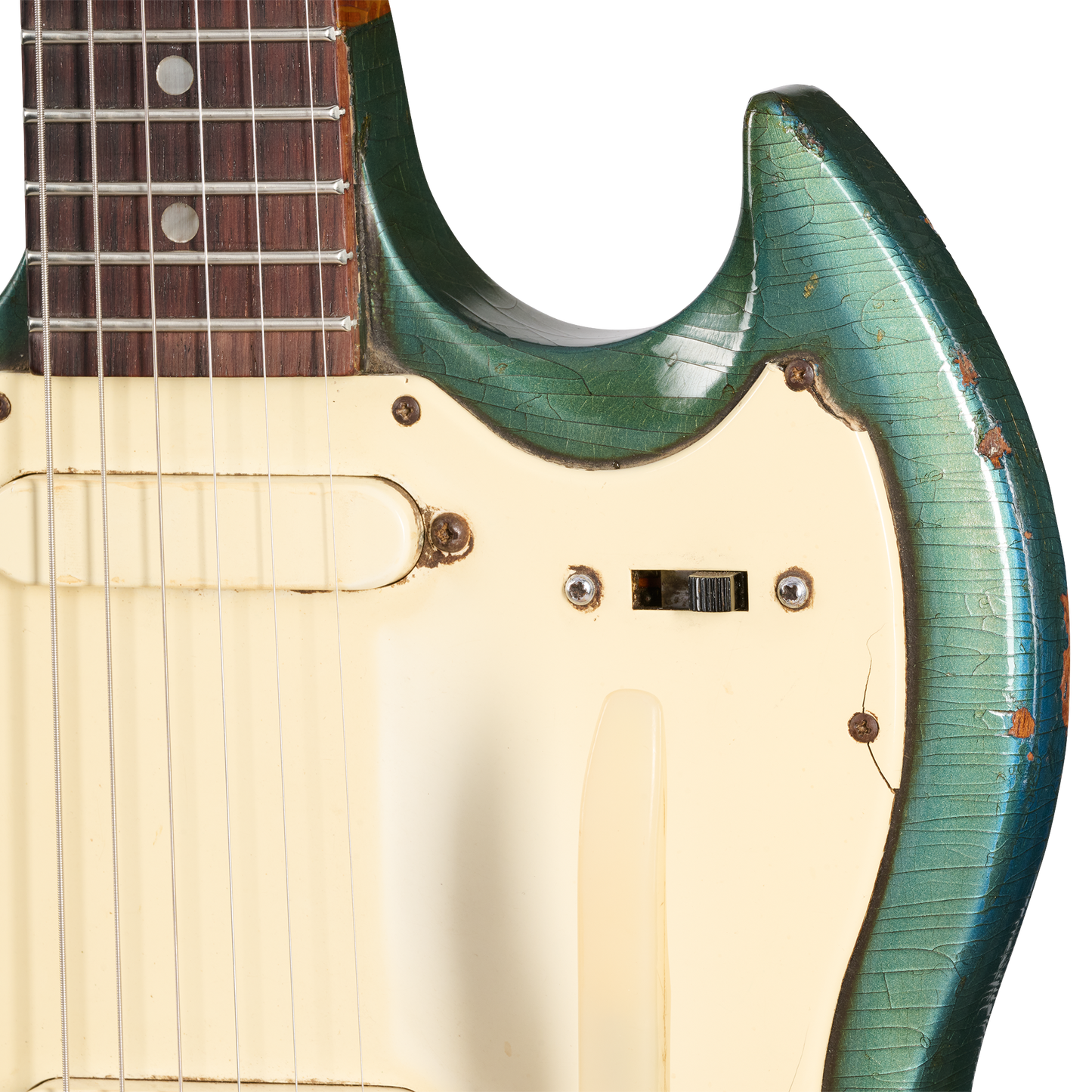 Gibson Certified Vintage 1967 Gibson Melody Maker D, Pelham Blue Electric Guitar Gibson Certified Vintage
