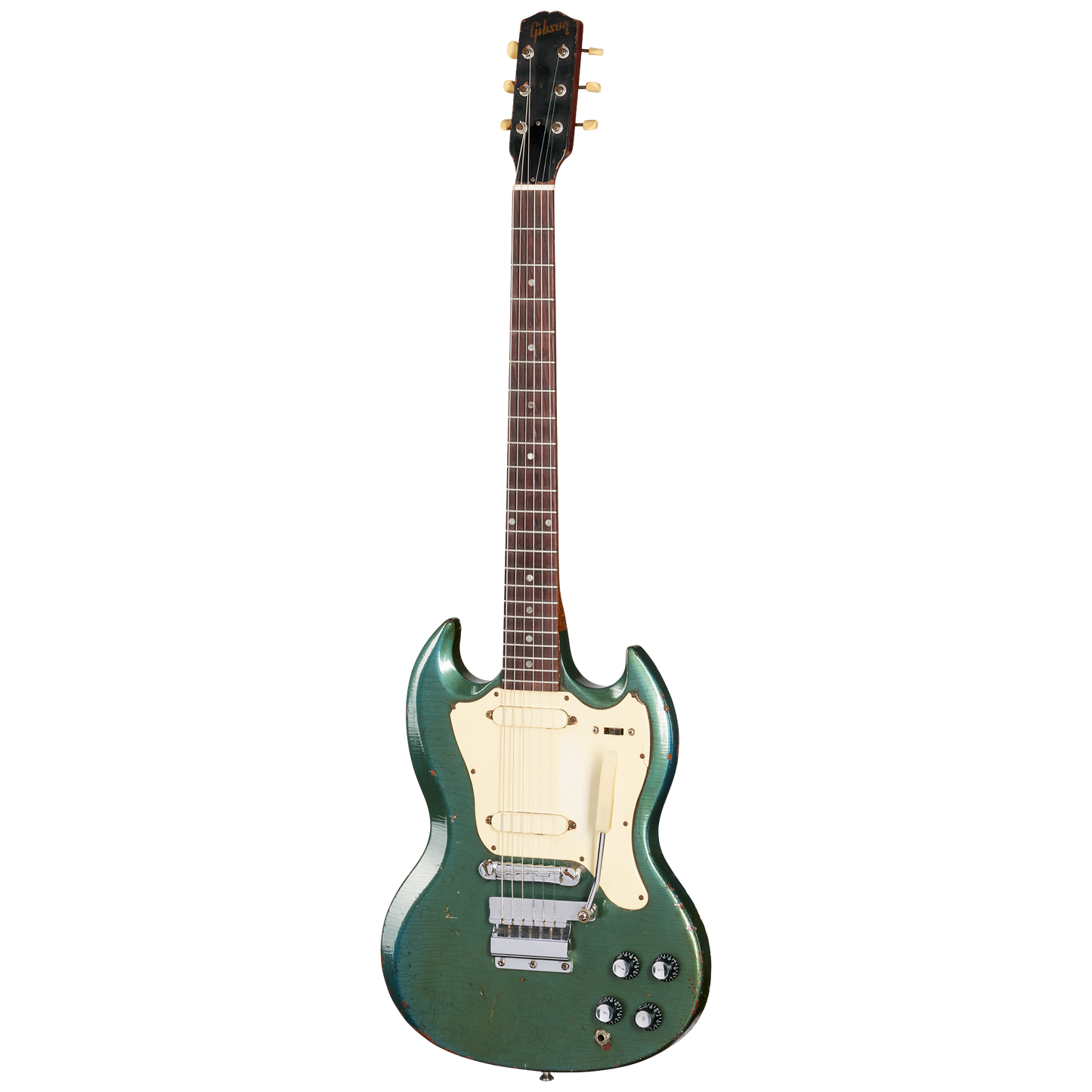 Gibson Certified Vintage 1967 Gibson Melody Maker D, Pelham Blue Electric Guitar Gibson Certified Vintage