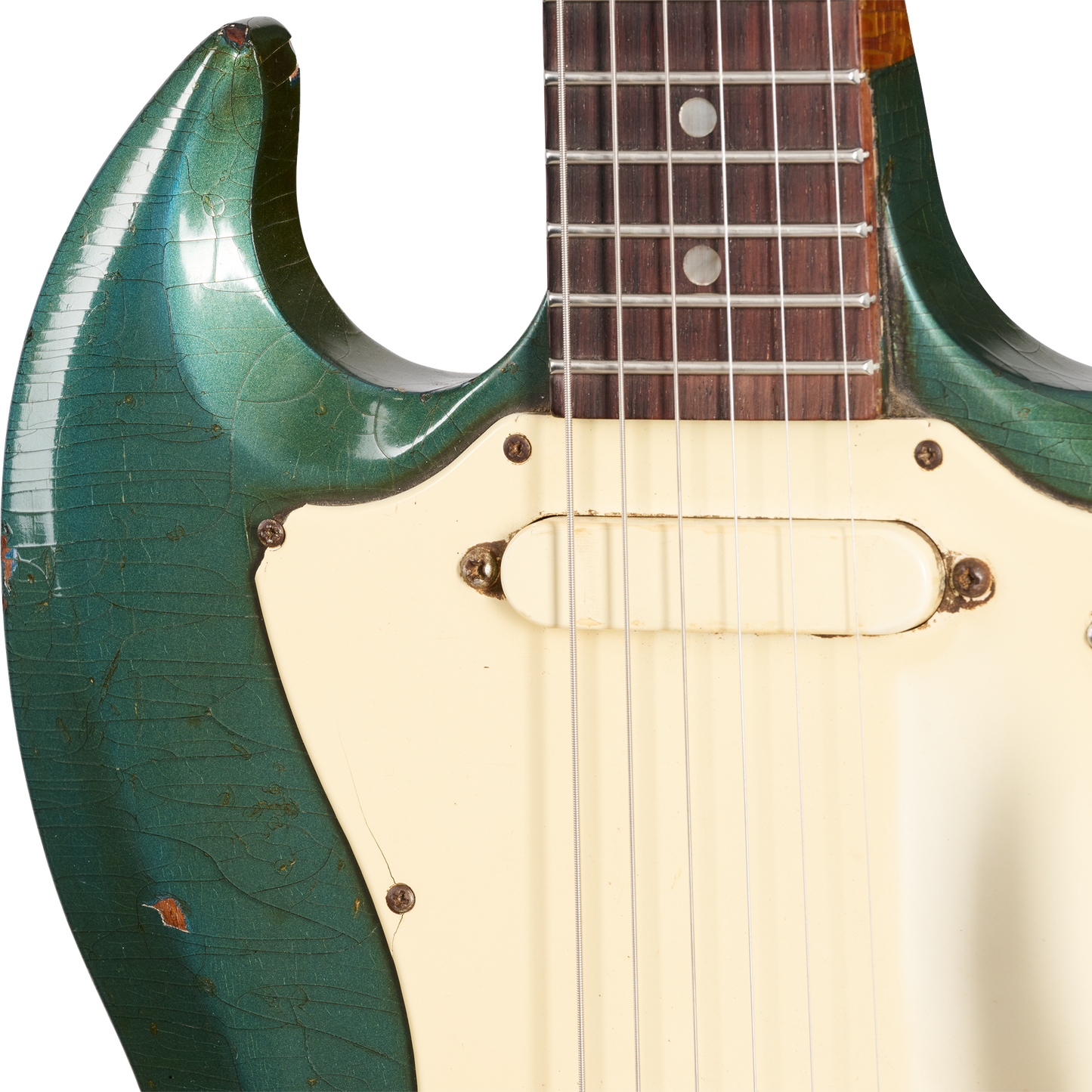 Gibson Certified Vintage 1967 Gibson Melody Maker D, Pelham Blue Electric Guitar Gibson Certified Vintage