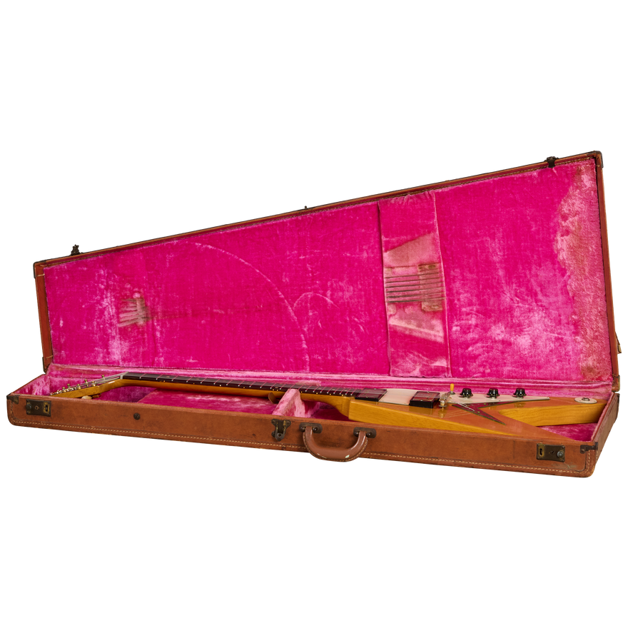 Gibson Certified Vintage 1959 Gibson Flying V, Natural Electric Guitar Gibson Certified Vintage