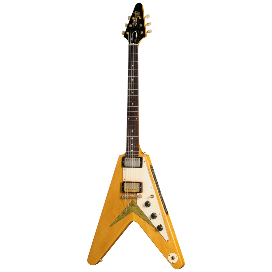 Gibson Certified Vintage 1959 Gibson Flying V, Natural Electric Guitar Gibson Certified Vintage