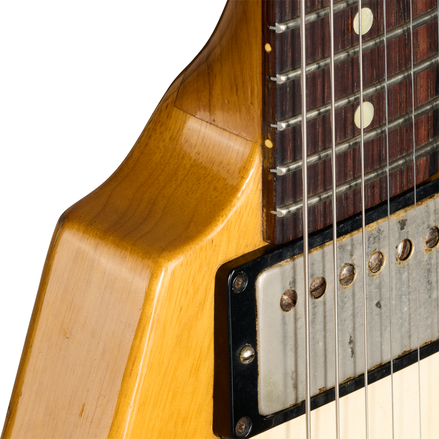 Gibson Certified Vintage 1959 Gibson Flying V, Natural Electric Guitar Gibson Certified Vintage