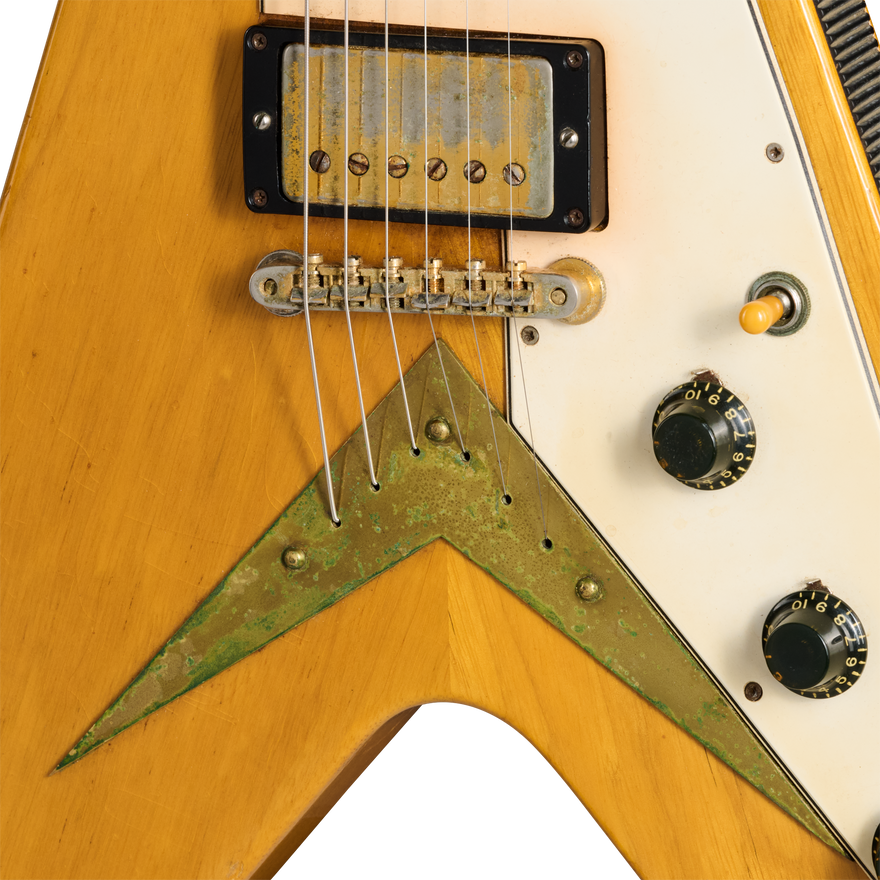 Gibson Certified Vintage 1959 Gibson Flying V, Natural Electric Guitar Gibson Certified Vintage