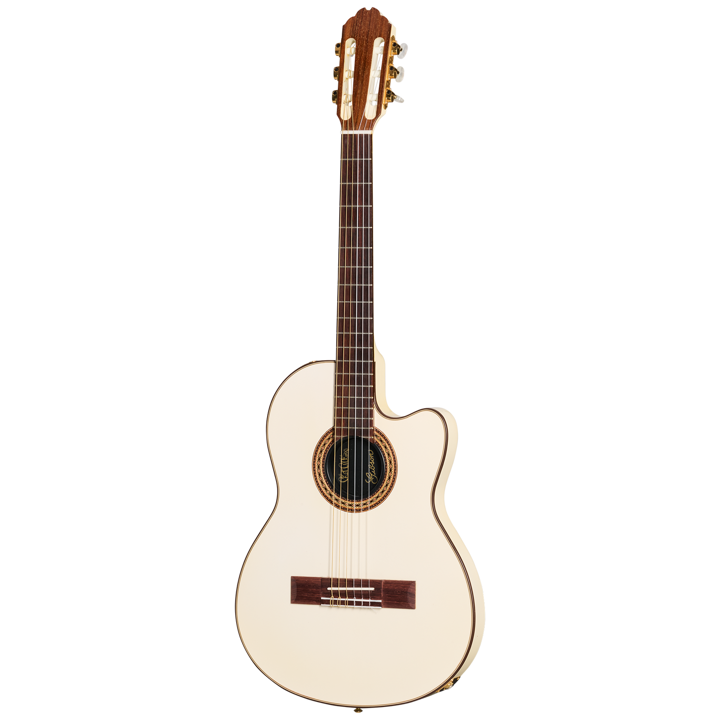 Gibson Certified Vintage 1987 Gibson Chet Atkins CE, Alpine White Acoustic Guitar Gibson Certified Vintage