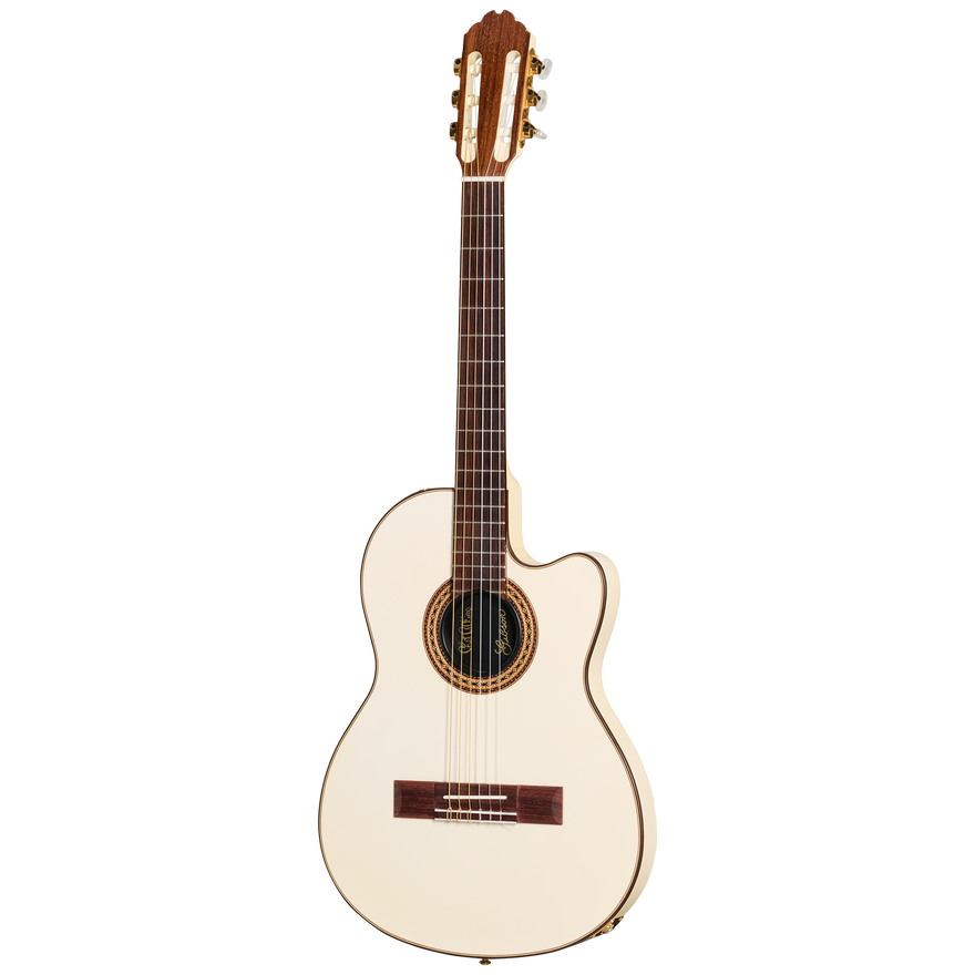 Gibson Certified Vintage 1987 Gibson Chet Atkins CE, Alpine White Acoustic Guitar Gibson Certified Vintage