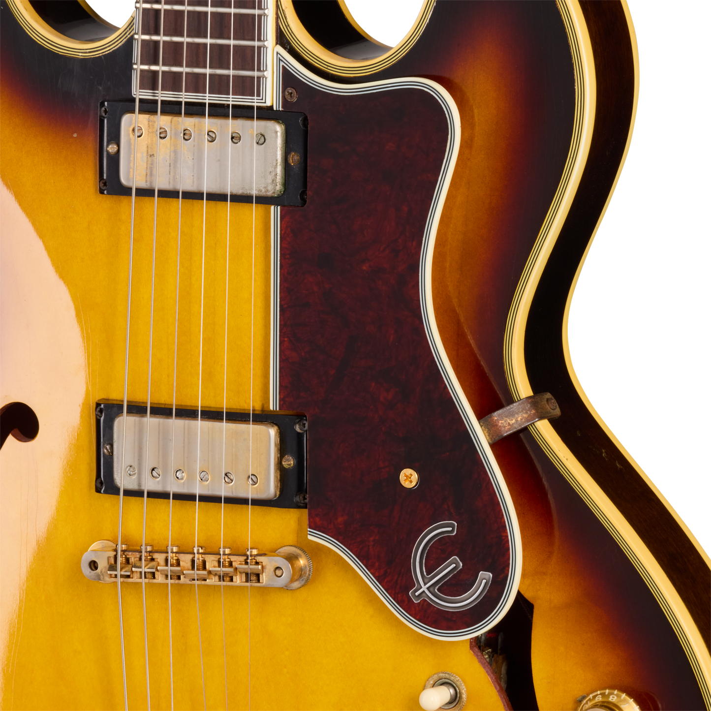 Gibson Certified Vintage 1967 Epiphone Sheraton, Sunburst Electric Guitar Gibson Certified Vintage