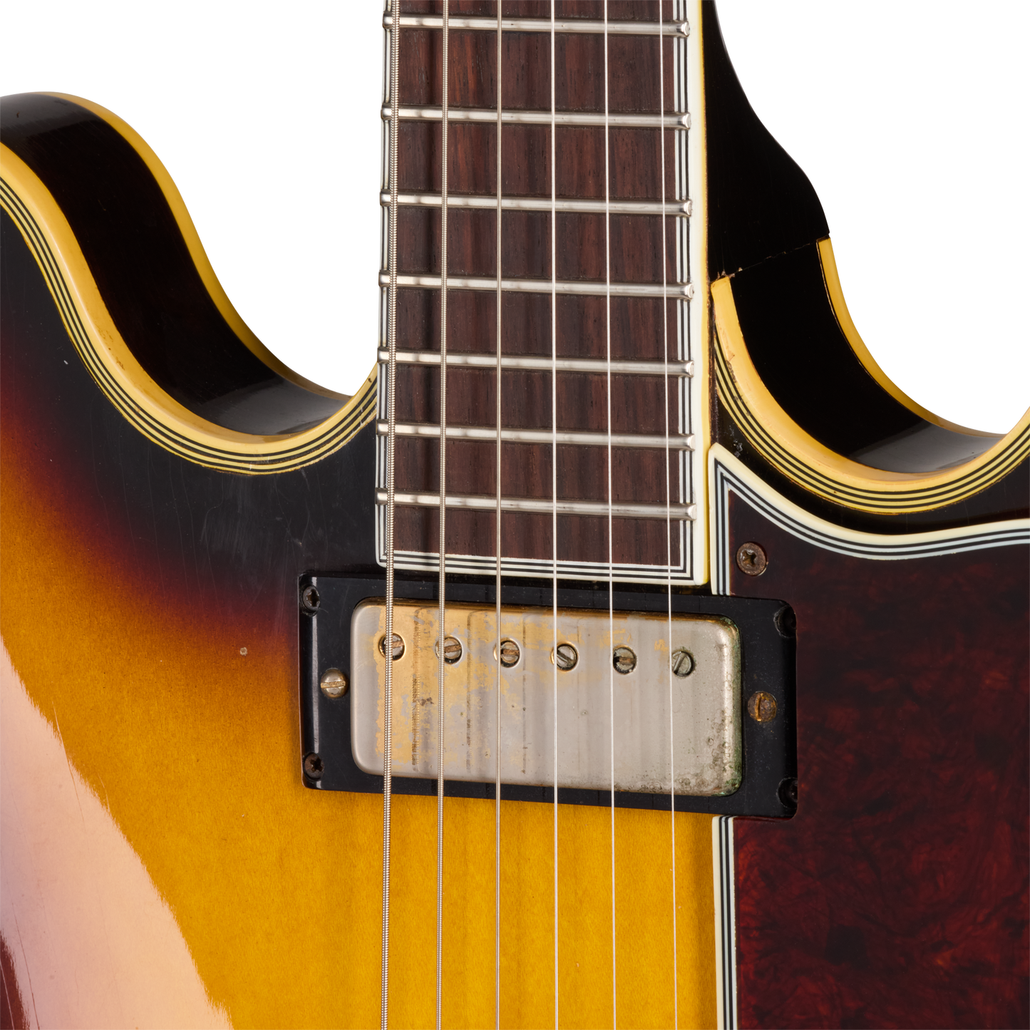 Gibson Certified Vintage 1967 Epiphone Sheraton, Sunburst Electric Guitar Gibson Certified Vintage