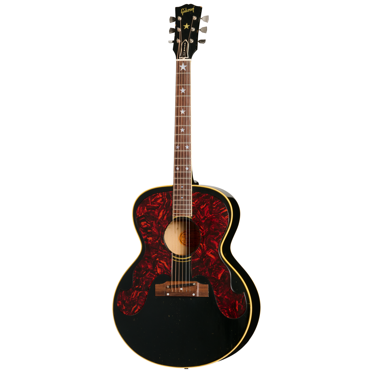 Gibson Certified Vintage 1965 Gibson Everly Brothers J-180, Ebony Acoustic Guitar Gibson Certified Vintage