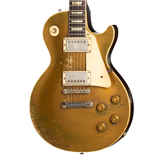 Gibson Certified Vintage 1958 Gibson Les Paul Goldtop Darkback, Goldtop Electric Guitar Gibson Certified Vintage