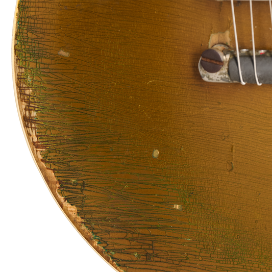 Gibson Certified Vintage 1958 Gibson Les Paul Goldtop Darkback, Goldtop Electric Guitar Gibson Certified Vintage