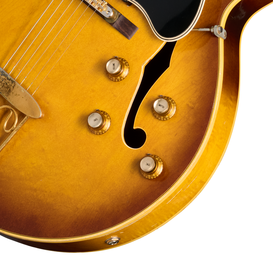 Gibson Certified Vintage 1962 Gibson ES-350T Florentine, Sunburst Electric Guitar Gibson Certified Vintage
