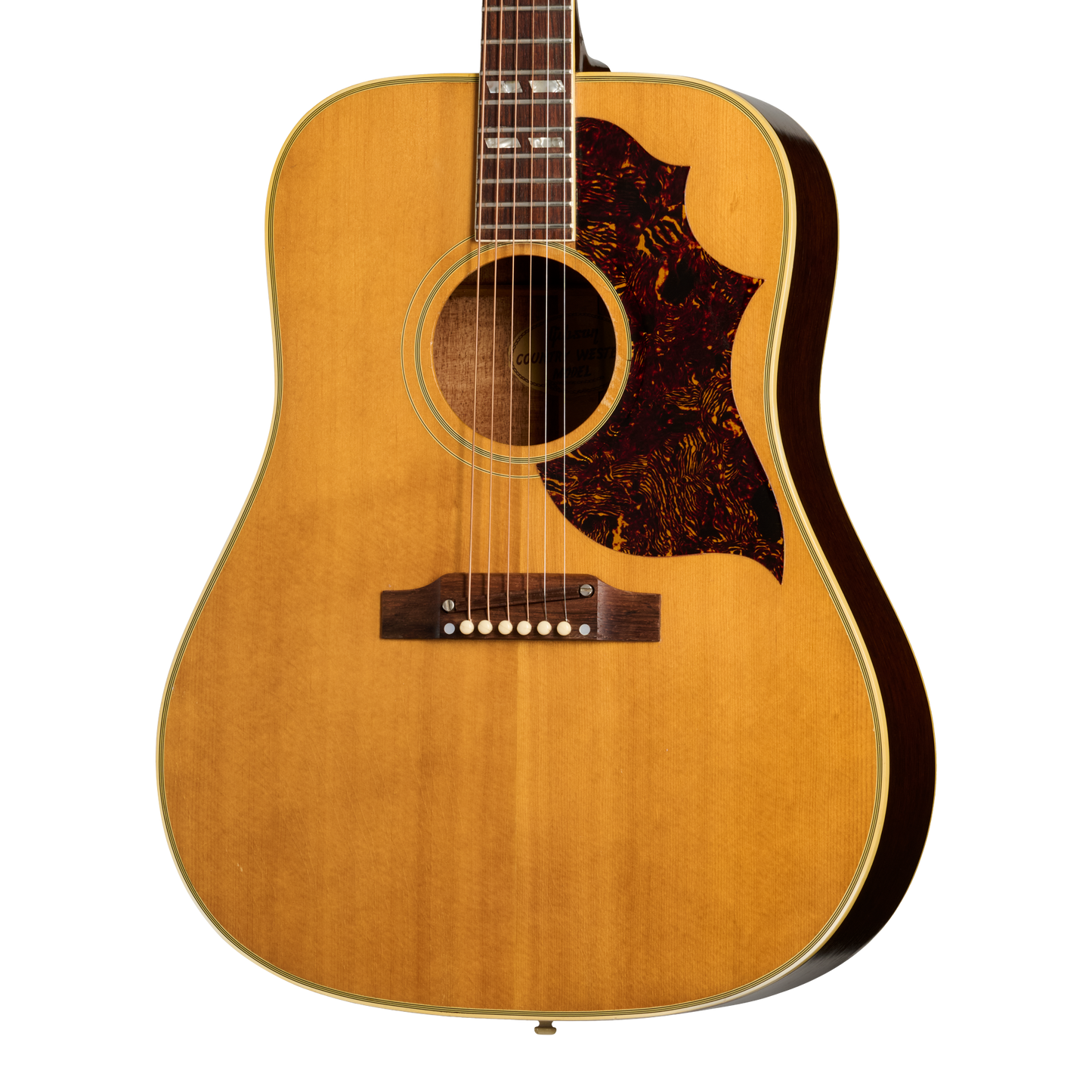 Gibson Certified Vintage 1968 Gibson Country Western, Natural Acoustic Guitar Gibson Certified Vintage