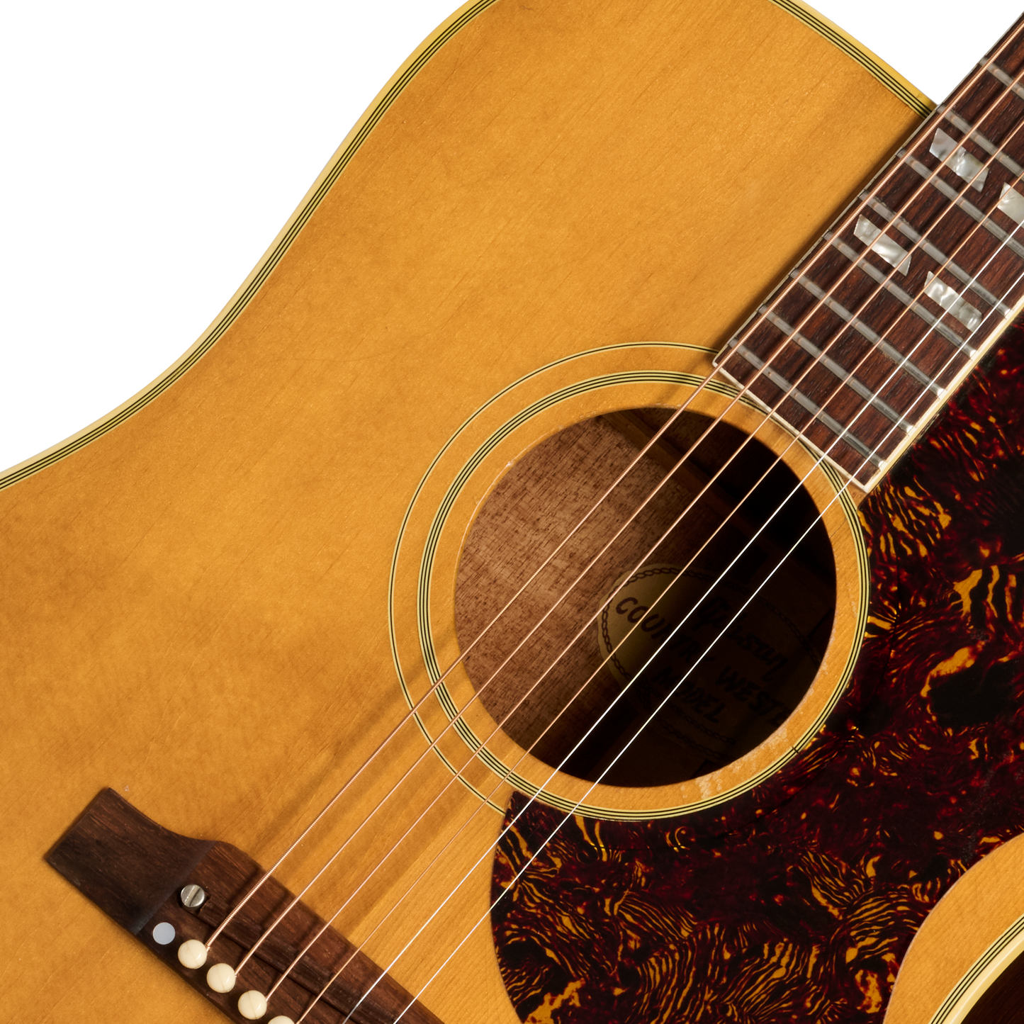 Gibson Certified Vintage 1968 Gibson Country Western, Natural Acoustic Guitar Gibson Certified Vintage