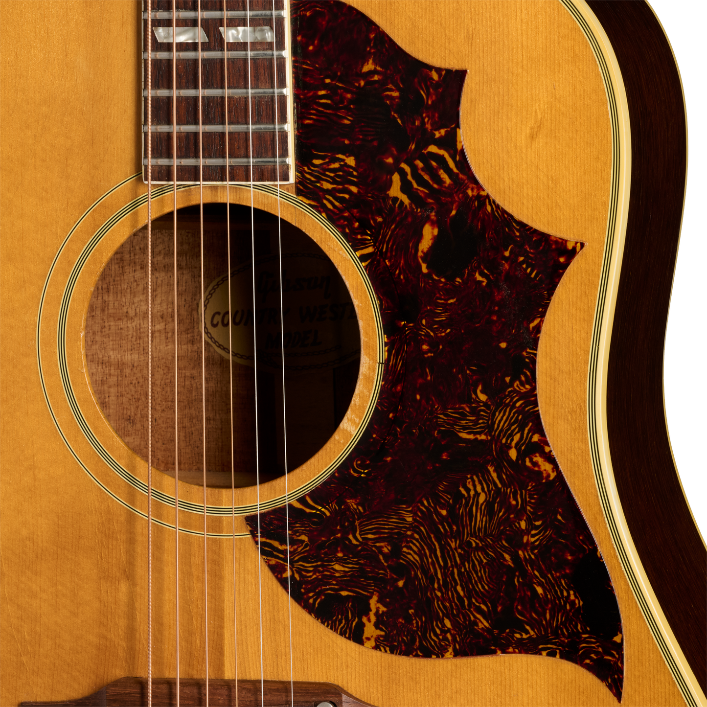 Gibson Certified Vintage 1968 Gibson Country Western, Natural Acoustic Guitar Gibson Certified Vintage