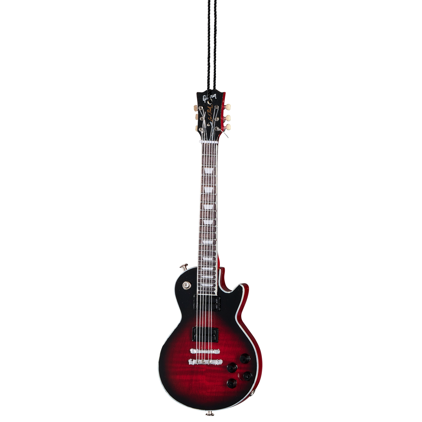 Gibson AXE HEAVEN® 6" Les Paul Standard Slash Vermillion Burst Mini Guitar Ornament, Exclusive Ornament Gibson
