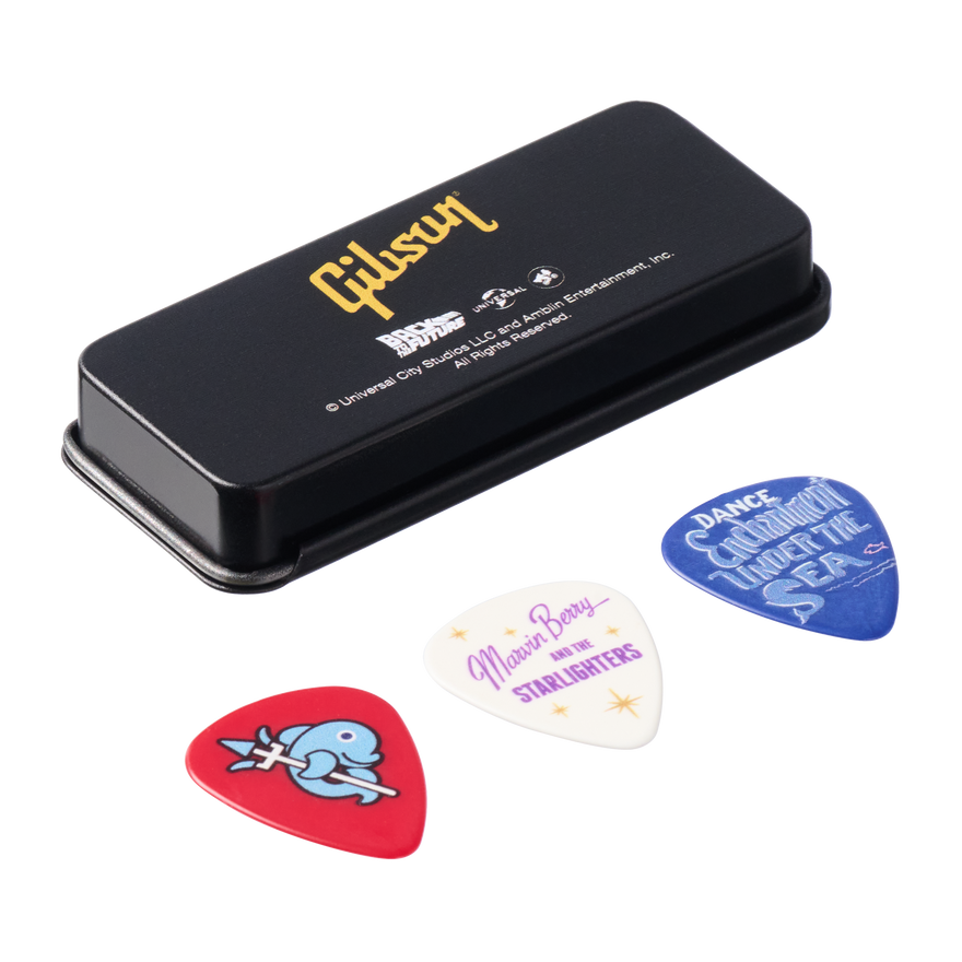 Gibson Marty McFly Pick Tin Pick Tin Gibson