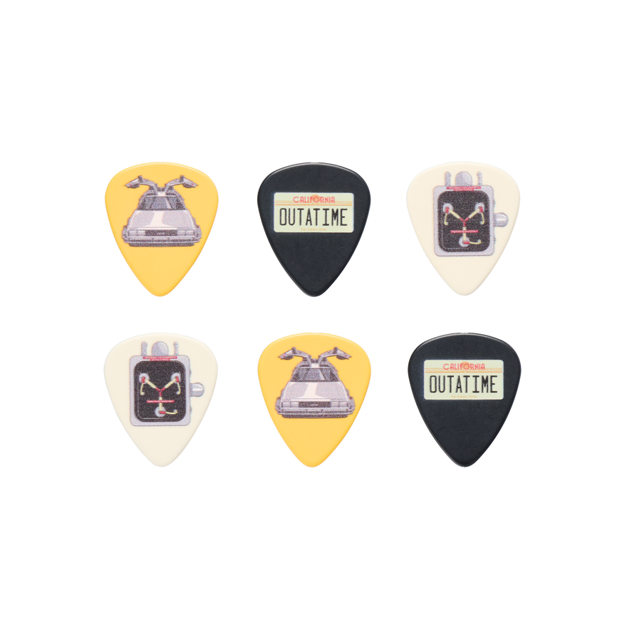 Gibson Back to the Future Time Machine Pick Tin Pick Tin Gibson