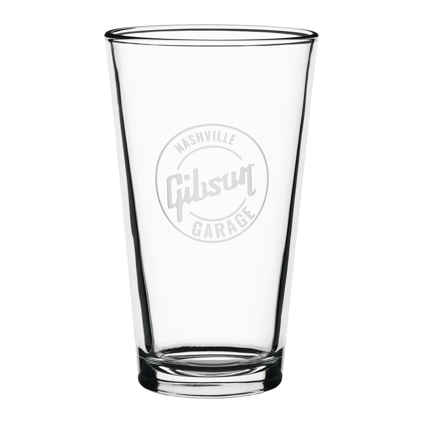 Gibson Garage Nashville Pint Glass, 16 oz., Exclusive Glassware Gibson