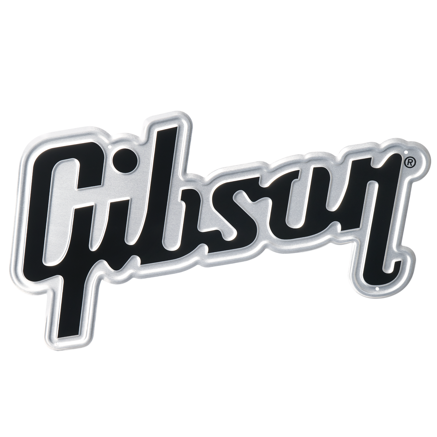 Gibson Logo Tin Sign, Exclusive Signage Gibson