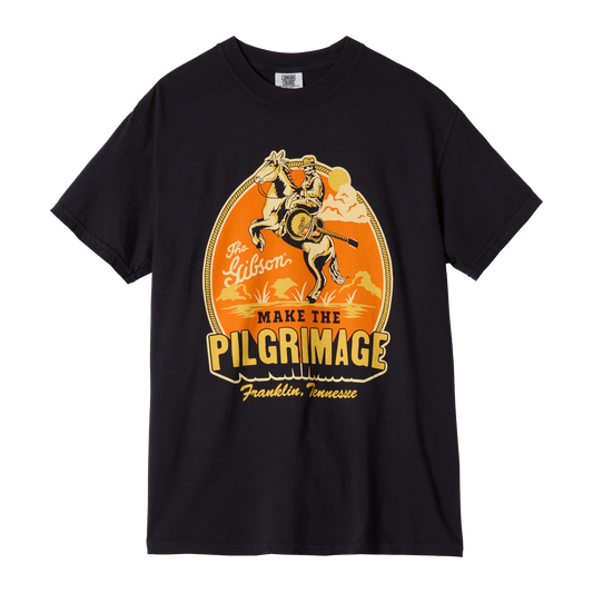 Gibson Pilgrimage 2025 Tee Shirts & Tops Gibson Small Black