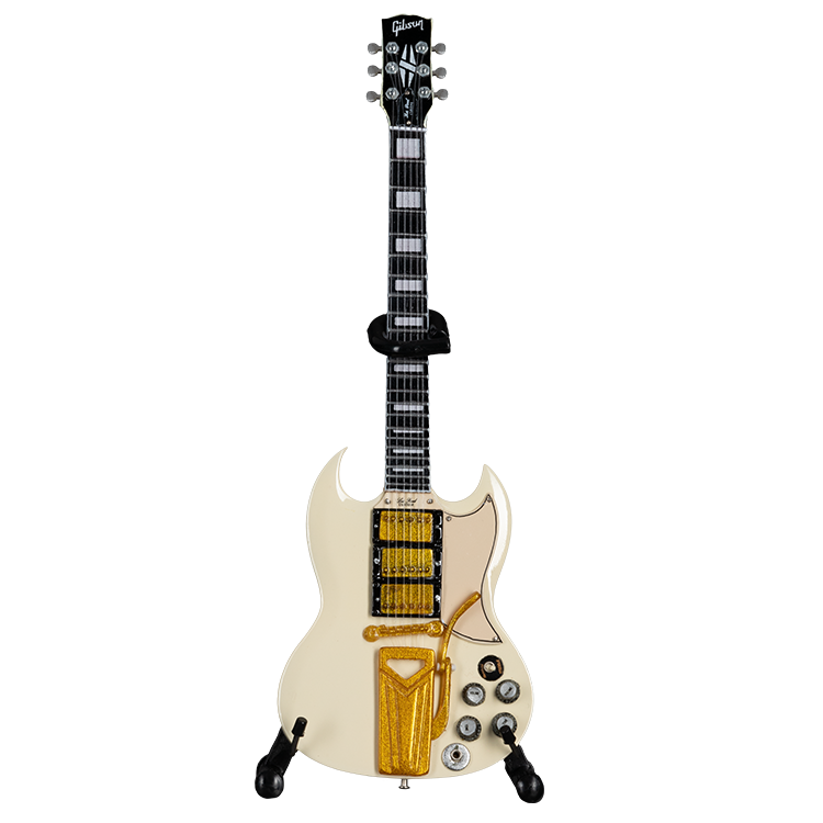Gibson Sister Rosetta Tharpe AXE HEAVEN '61 Les Paul SG 1:4 Scale Mini Guitar Model, Exclusive Mini Guitar Gibson