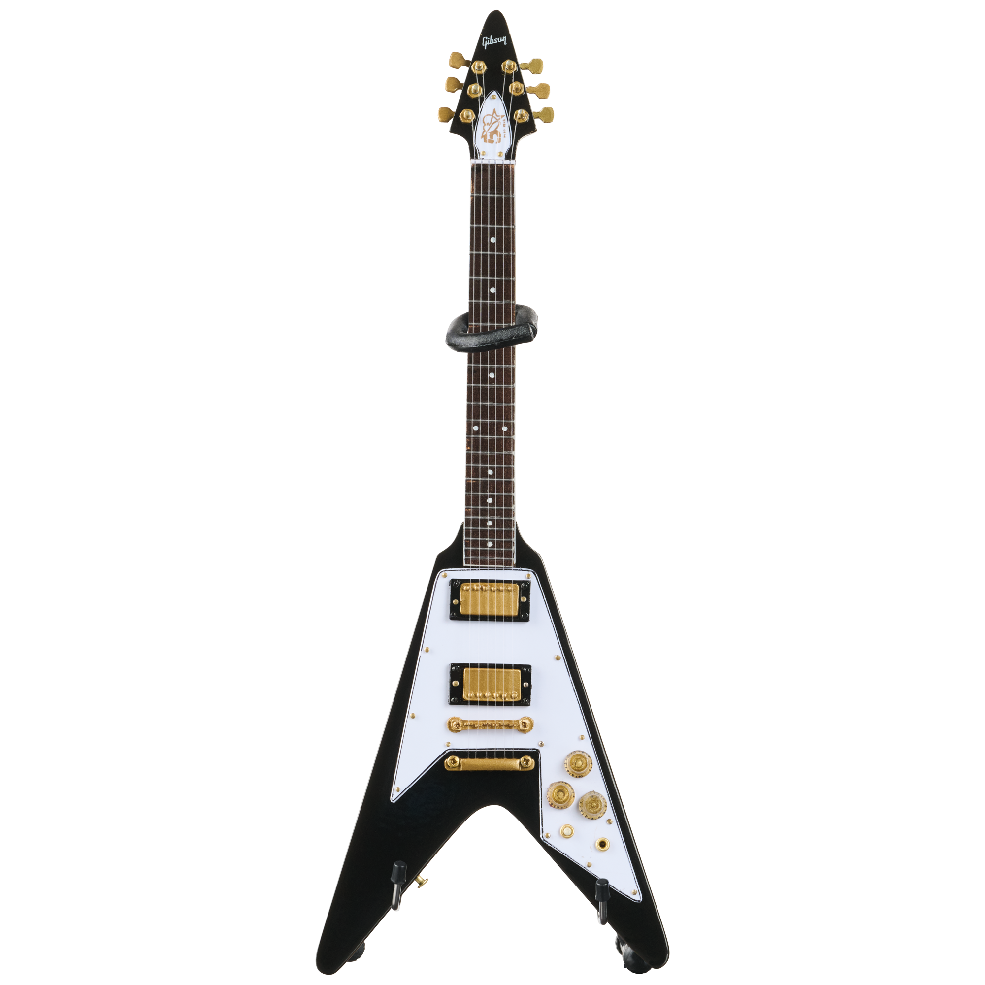 Gibson AXE HEAVEN® Tom Petty™ Flying V Mini Guitar, Graphite Metallic,