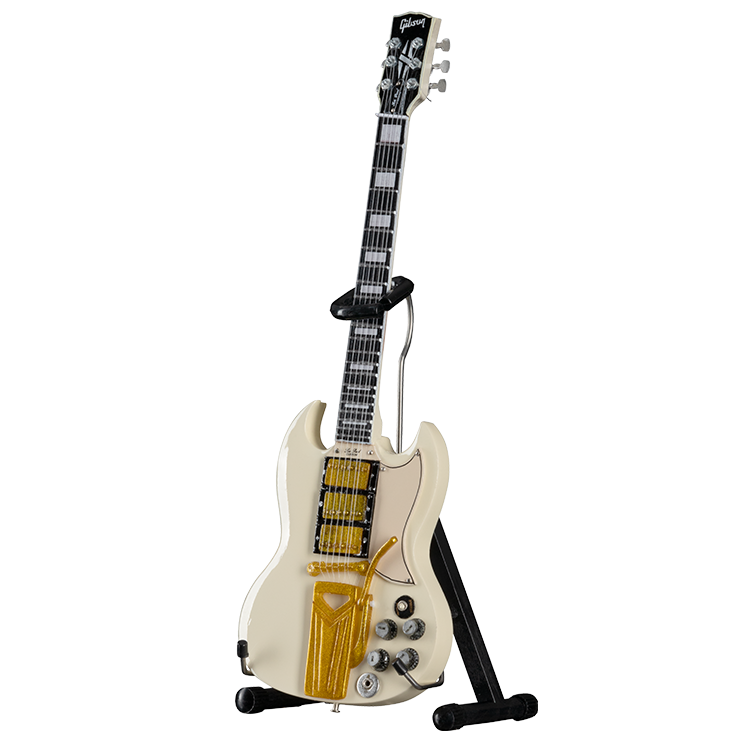 Gibson Sister Rosetta Tharpe AXE HEAVEN '61 Les Paul SG 1:4 Scale Mini Guitar Model, Exclusive Mini Guitar Gibson