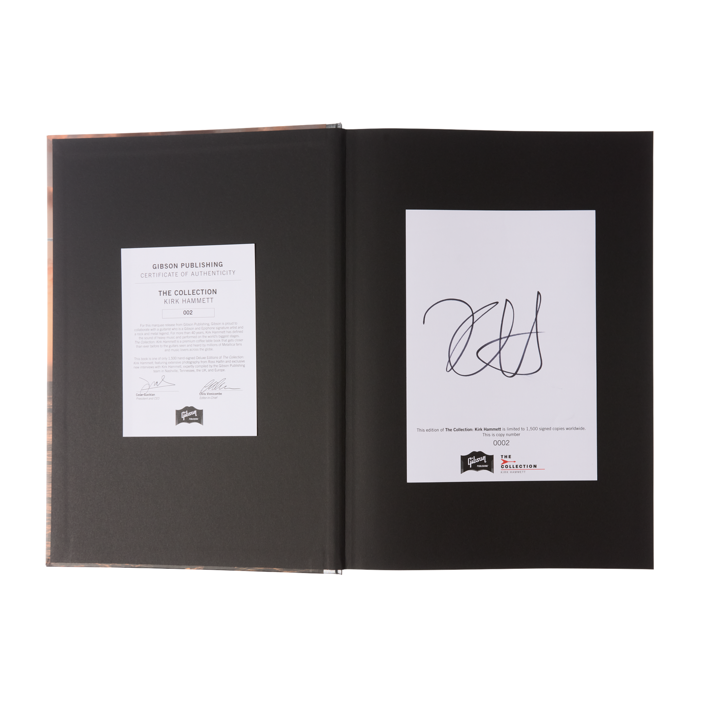 Gibson The Collection: Kirk Hammett, Deluxe Edition, Exclusive Book Gibson