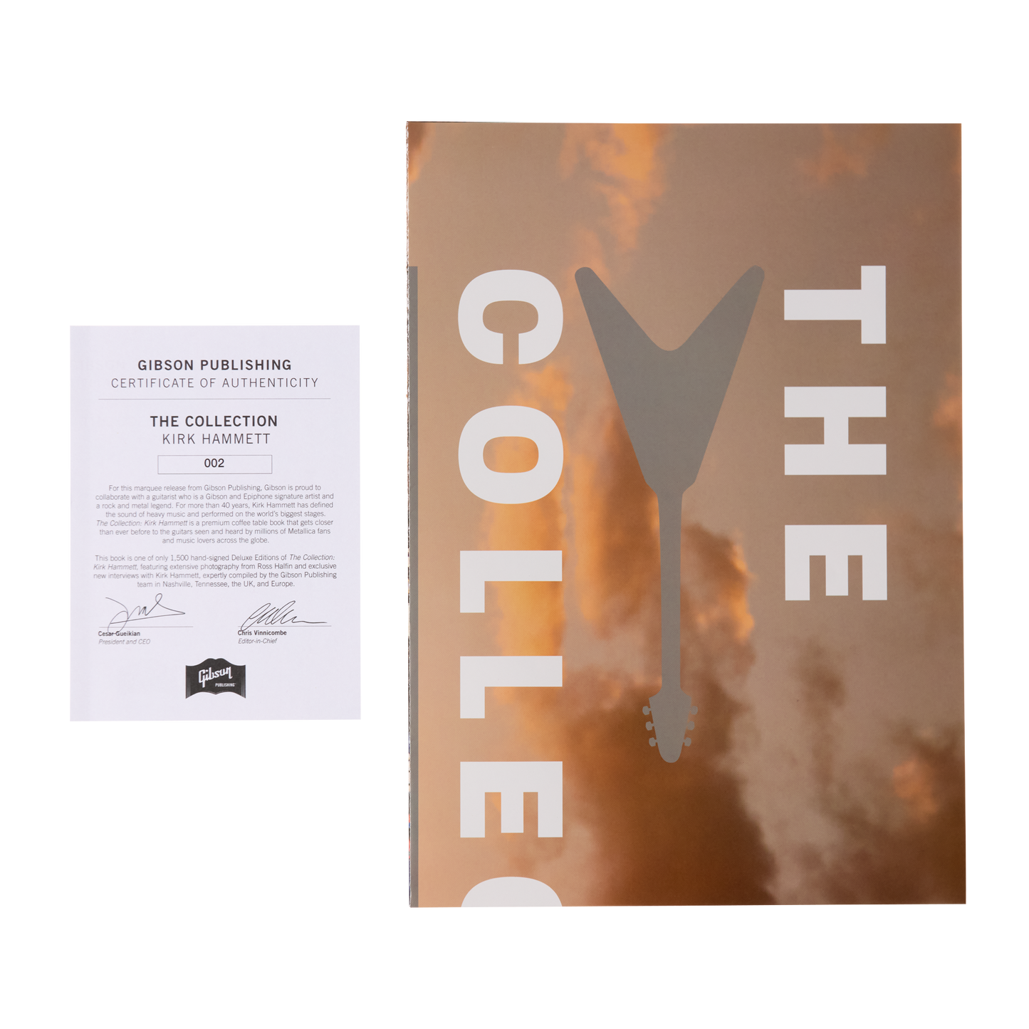 Gibson The Collection: Kirk Hammett, Deluxe Edition, Exclusive Book Gibson