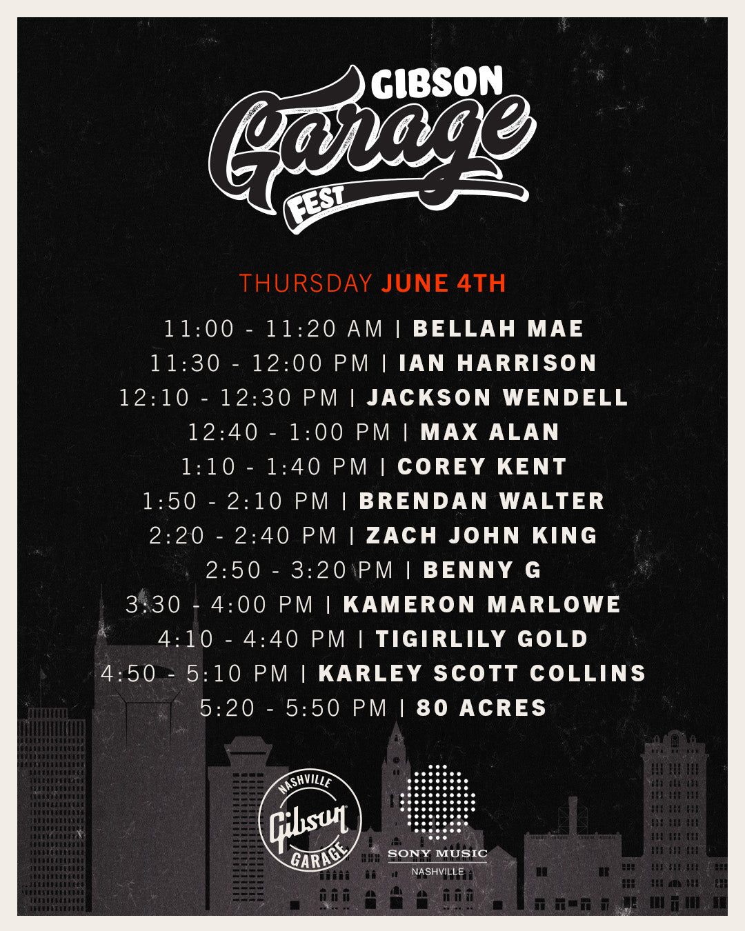 Gibson Garage Fest 2026