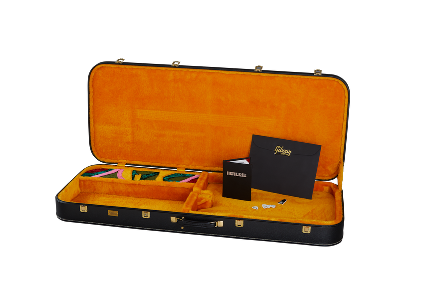 Gibson Custom Jimi Hendrix™ 1969 Flying V, Left-Handed, Aged Ebony Electric Guitar Gibson Custom