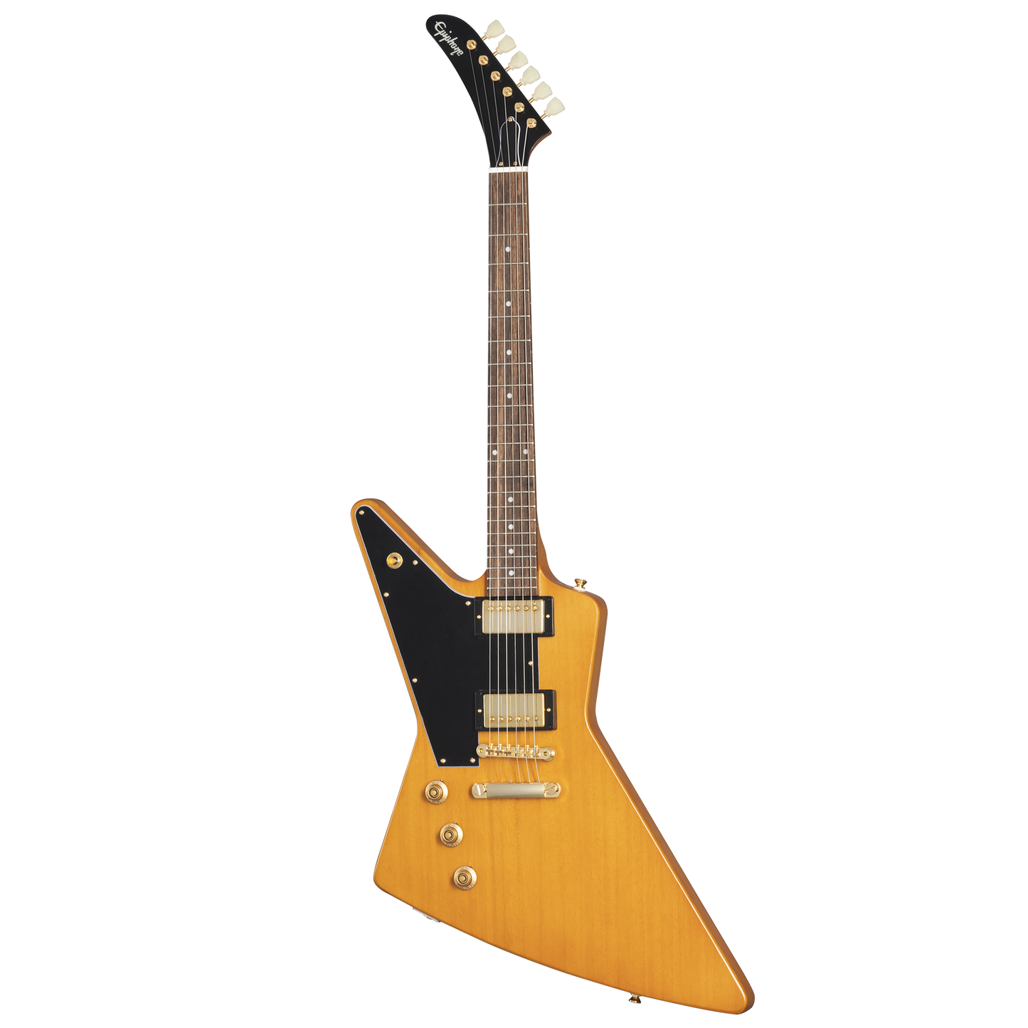 Epiphone IGC 1958 Korina Explorer, Left Handed, Aged Natural, Exclusive Electric Guitar Epiphone