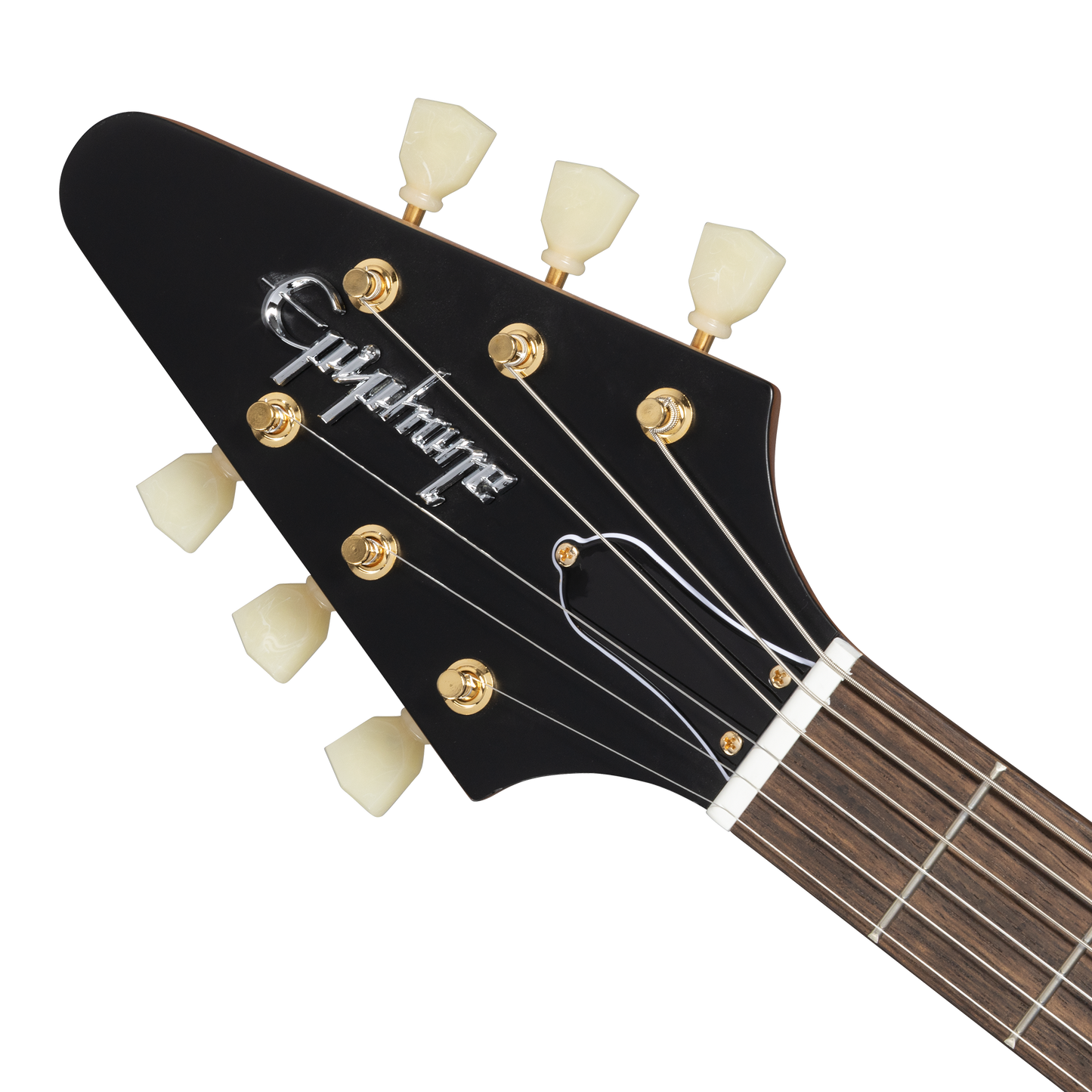 Epiphone IGC 1958 Korina Flying V, Left-Handed, Aged Natural, Exclusive Electric Guitar Epiphone