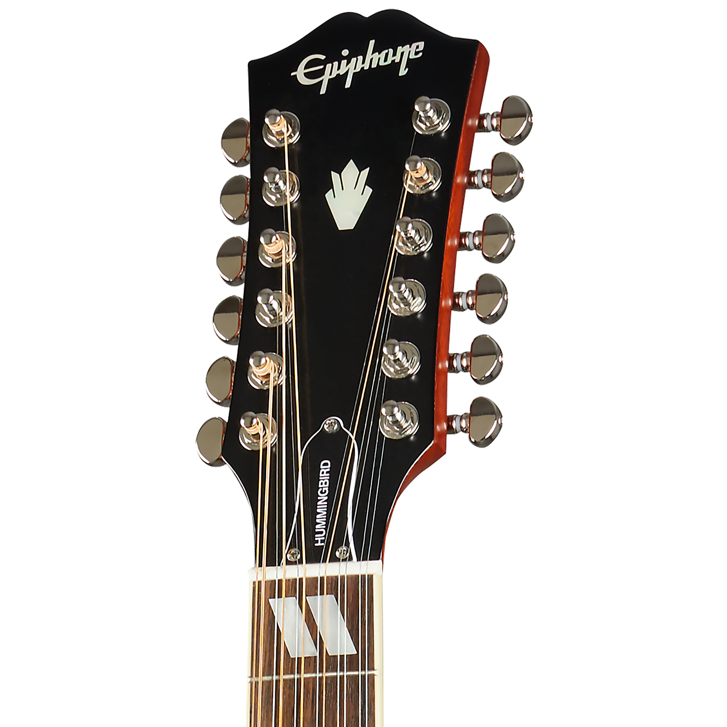 Epiphone Hummingbird 12-String, Aged Cherry Sunburst Gloss Acoustic Guitar Epiphone