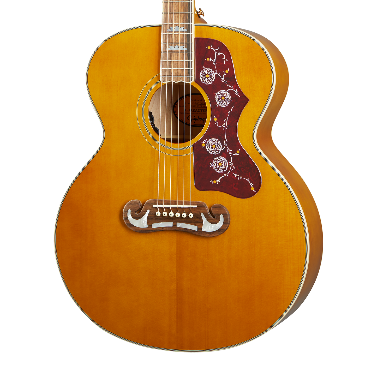 Epiphone J-200, Aged Antique Natural Gloss Acoustic Guitar Epiphone
