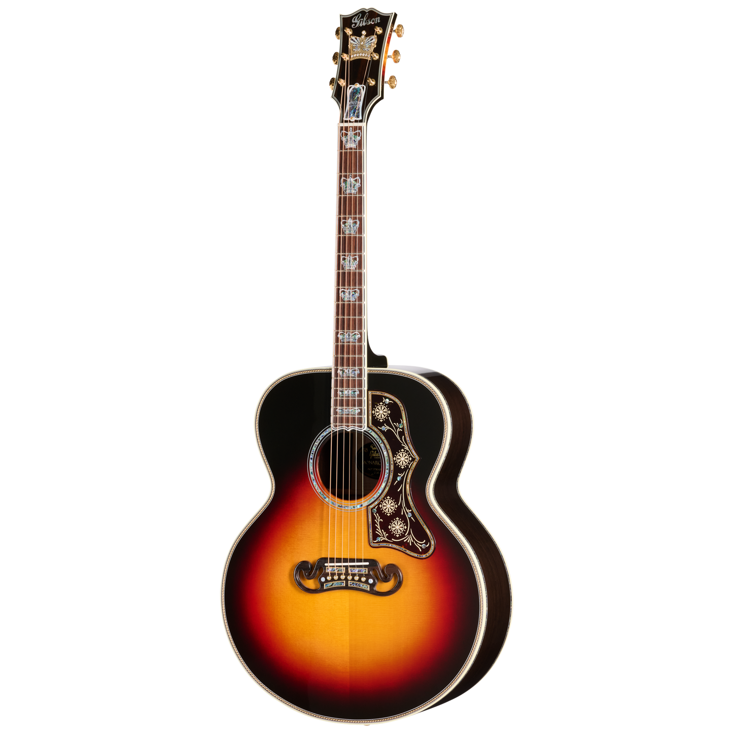 Gibson Custom SJ-200 Monarch #100 Brazilian Rosewood, Tri Burst Acoustic Guitar Gibson Custom
