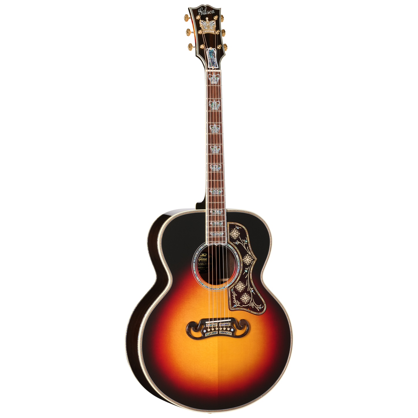 Gibson Custom SJ-200 Monarch #100 Brazilian Rosewood, Tri Burst Acoustic Guitar Gibson Custom