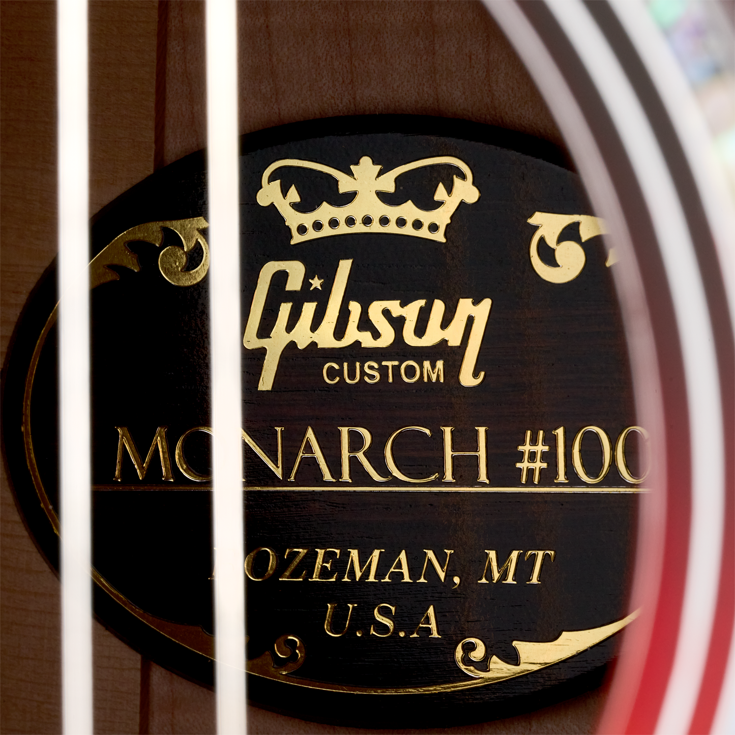 Gibson Custom SJ-200 Monarch #100 Brazilian Rosewood, Tri Burst Acoustic Guitar Gibson Custom