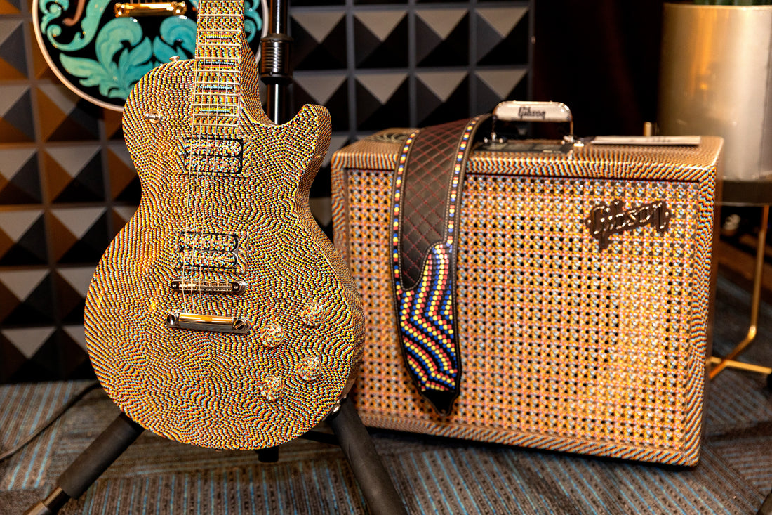 Gibson Custom “Dizzy and the Falcon” Les Paul Art Guitar and Falcon 20 Amplifier set