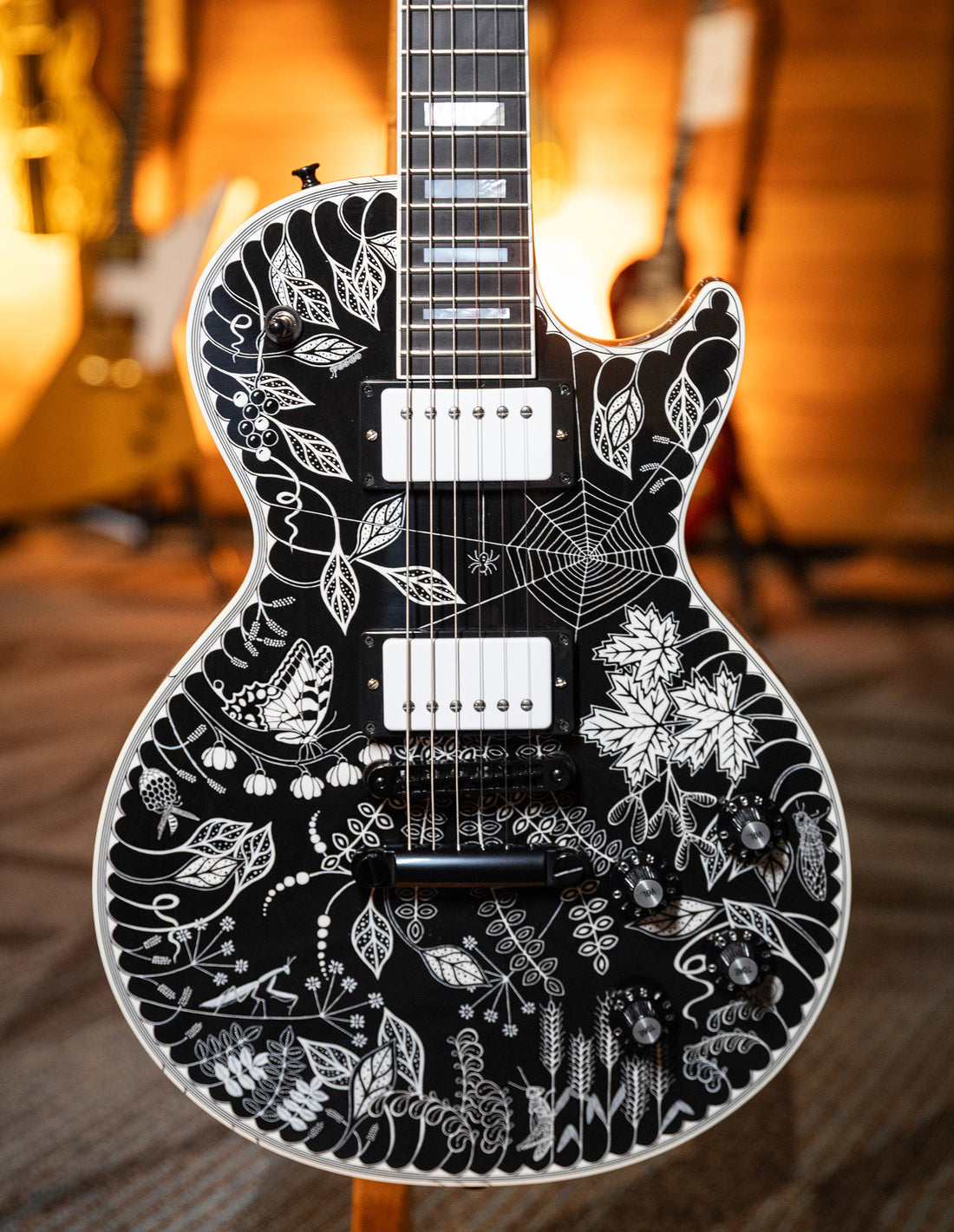 Gibson Custom “Bugs and Leaves” Les Paul Art Guitar