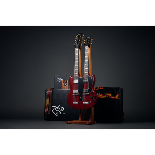 Gibson Custom Jimmy Page 1969 EDS-1275 Doubleneck Collector’s Edition, Signed, Exclusive, Cherry Electric Guitar Gibson Custom