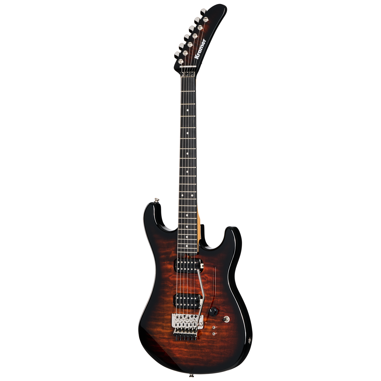 Kramer 84 HH Quilt, Orange Burst, Exclusive Electric Guitar Kramer