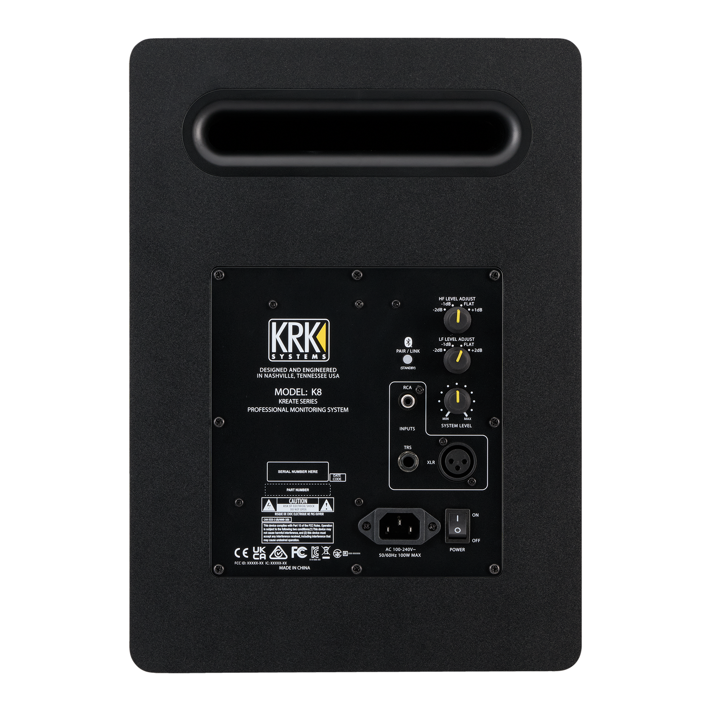 KREATE 8 POWERED STUDIO MONITOR, UK Studio Monitors KRK