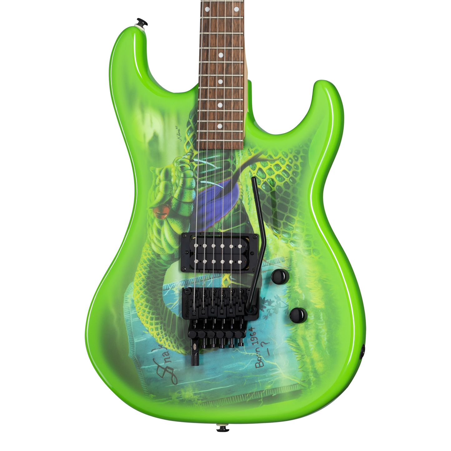 Kramer Snake Sabo Baretta, Snake Green Electric Guitar Kramer
