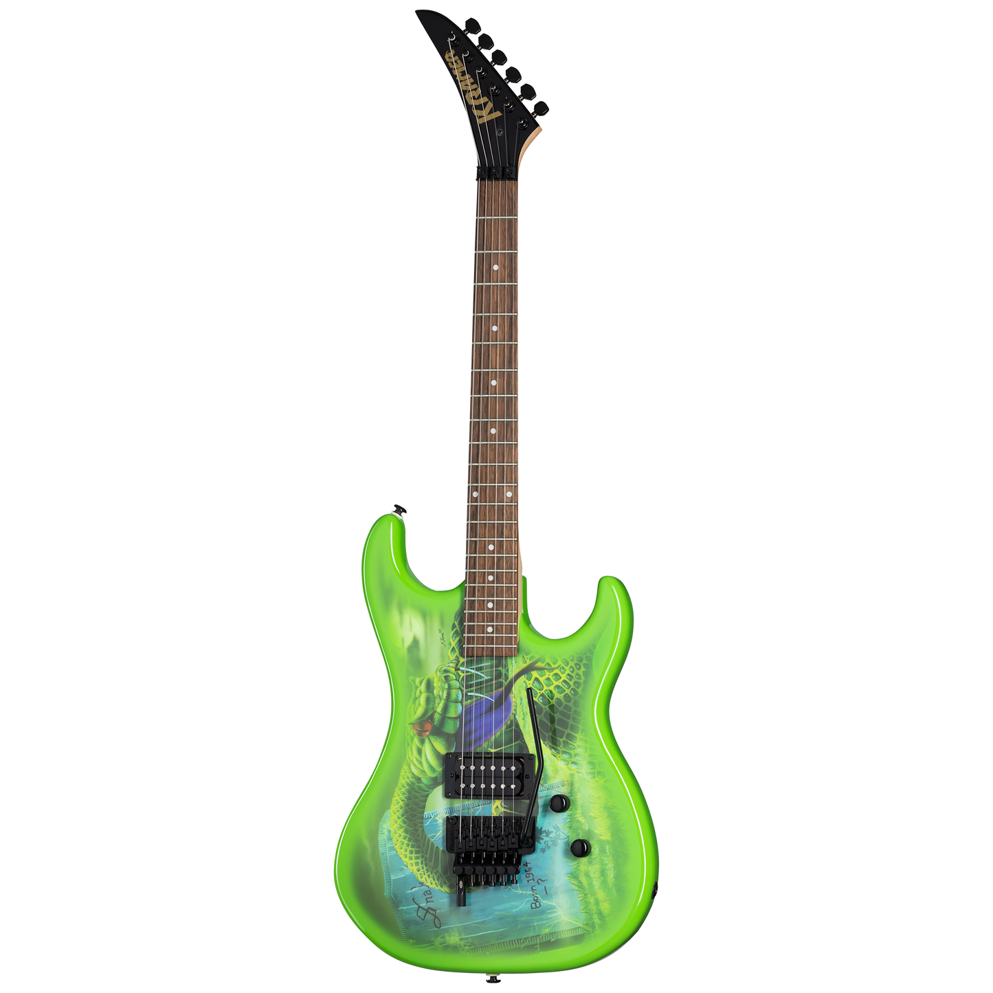 Kramer Snake Sabo Baretta, Snake Green Electric Guitar Kramer