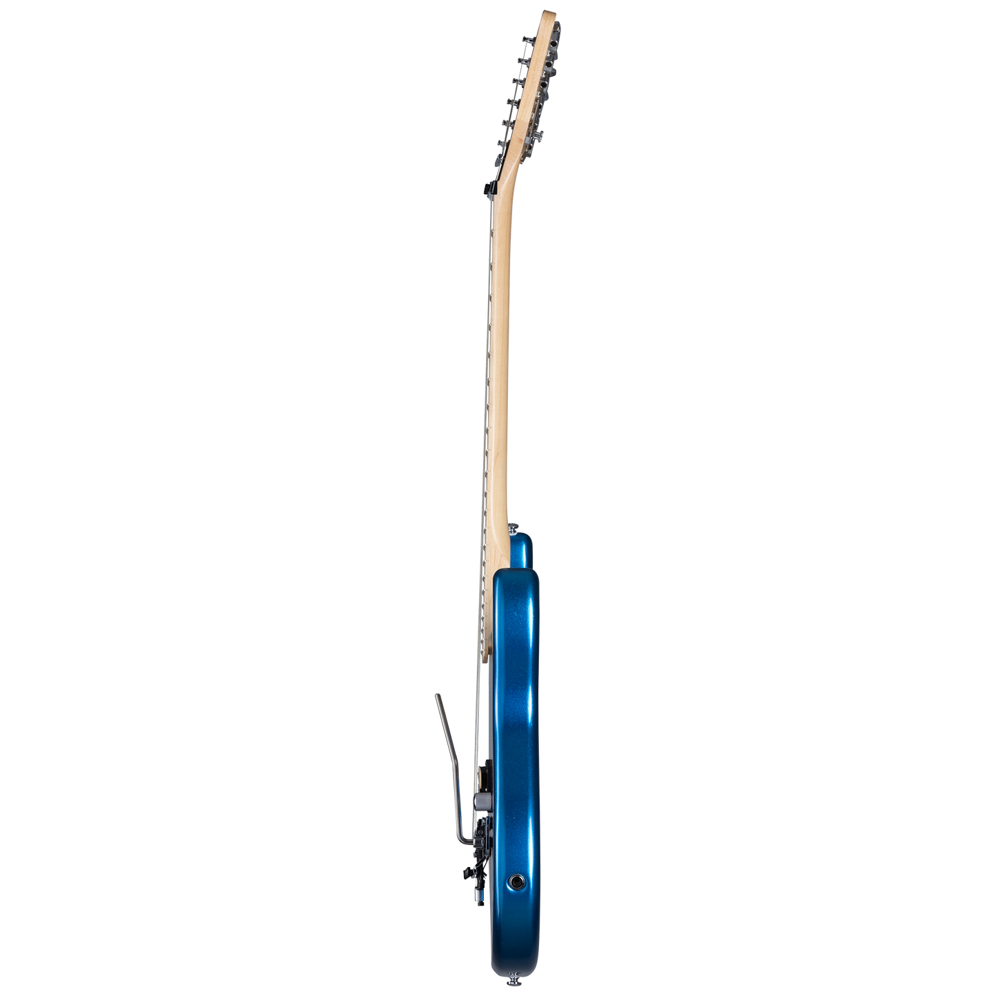 Kramer Baretta, Custom Graphics, "Hot Rod" (EVH® D-Tuna; Incl. Premium Soft Case), Blue Sparkle with Flames Electric Guitar Kramer