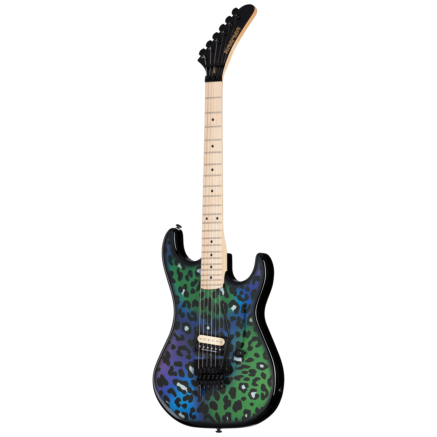 Kramer Baretta “Feral Cat” (EVH® D-Tuna; Incl. Premium Soft Case), Rainbow Leopard Electric Guitar Kramer