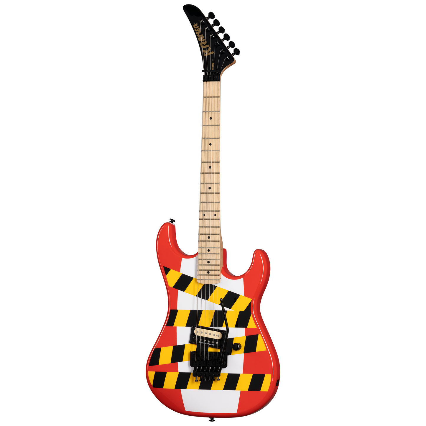 Kramer Baretta, Custom Graphics, "Danger Zone" Electric Guitar Kramer
