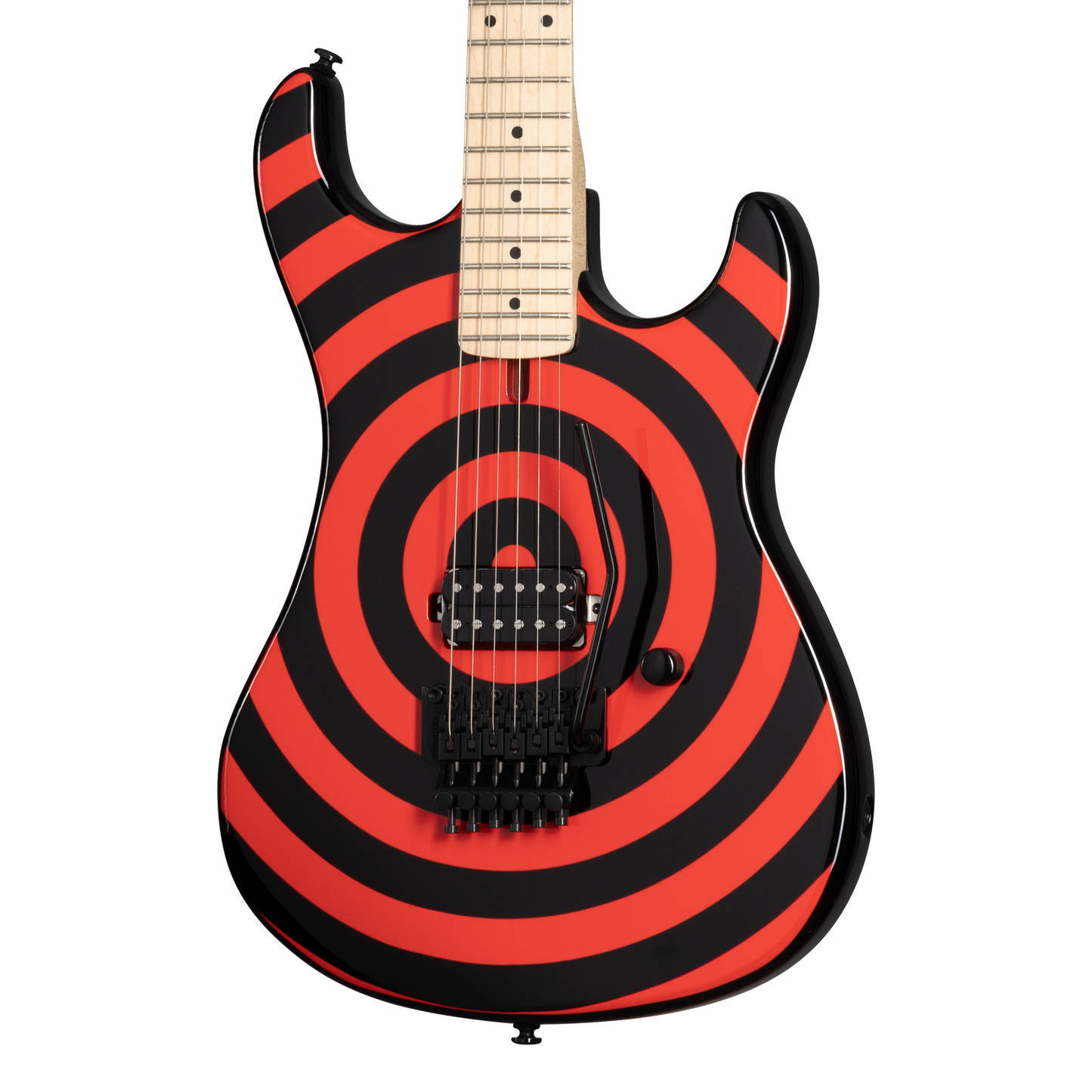 Kramer 84, Custom Graphics, Red Bullseye, Exclusive Electric Guitar Kramer