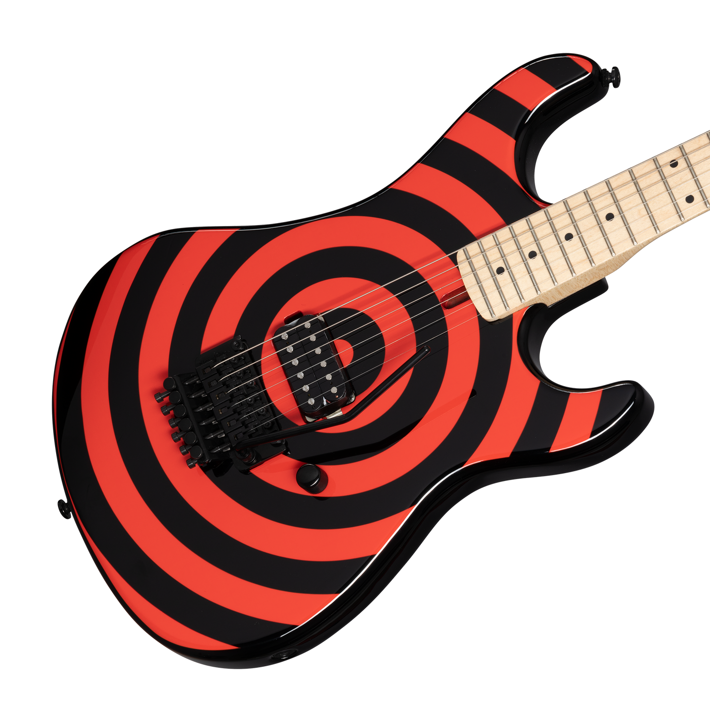 Kramer 84, Custom Graphics, Red Bullseye, Exclusive Electric Guitar Kramer